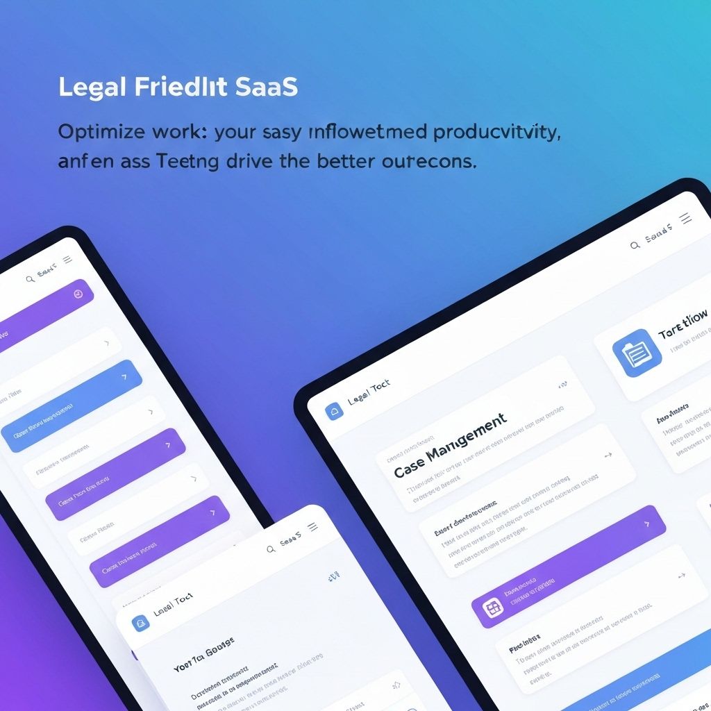 LegalTech SaaS Application screenshot
